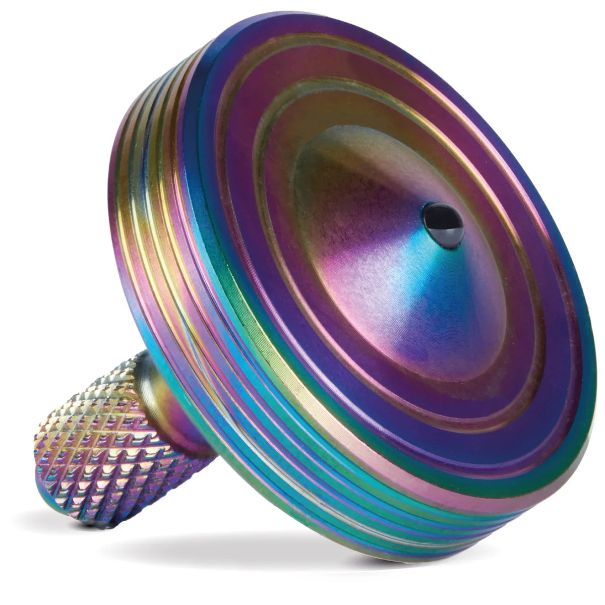 White Smoke Bopster Spin Top Spinner Fidget Toys