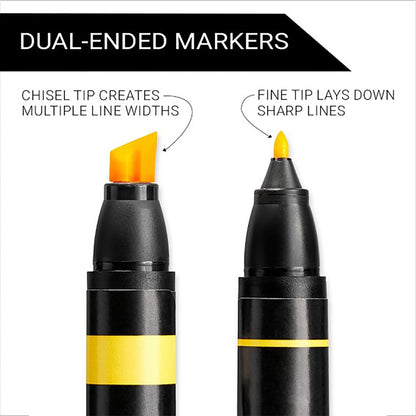White Smoke Prismacolor Premier Dual-Ended Art Markers – Manga Colours, Set of 12 Pens & Markers