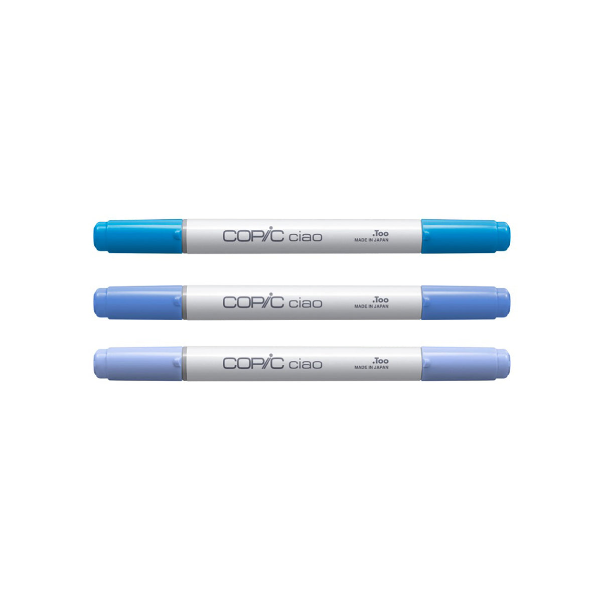 White Smoke Copic Ciao Exclusive Blue Tones Assortment, 3Pk Bundle Custom Bundle