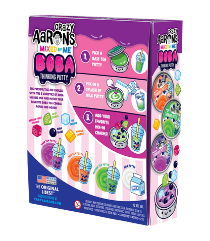 White Smoke Crazy Arons Boba Thinking Putty Kit Squishy & Squeeze