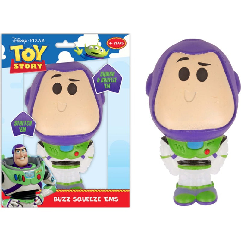 White Smoke Toy Story Buzz Squeezems Squishy & Squeeze