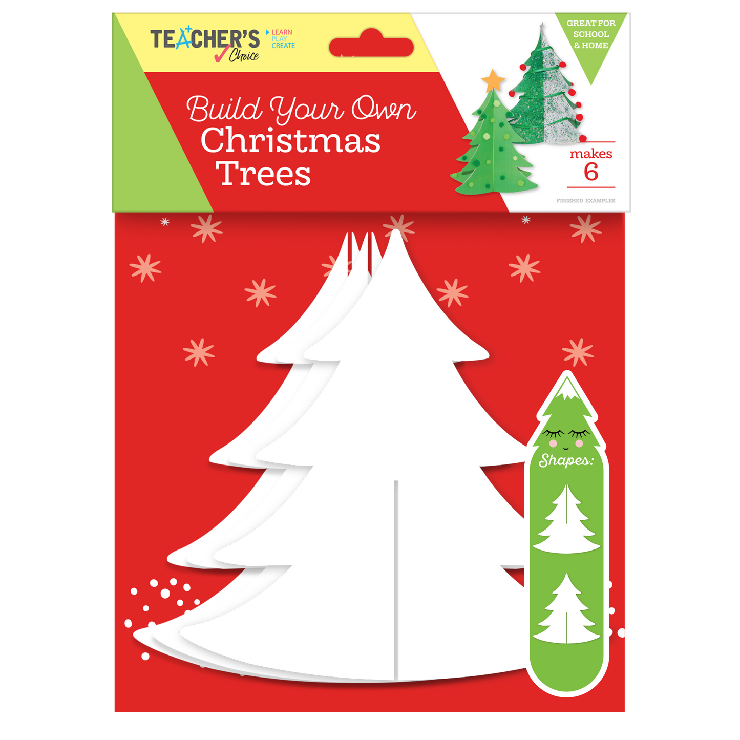 Firebrick Teacher's Choice Build Your Own Christmas Trees Makes 6 Christmas