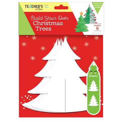 Firebrick Teacher's Choice Build Your Own Christmas Trees Makes 6 Christmas