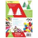 Firebrick Teacher's Choice Build Your Own Christmas Trees Makes 6 Christmas