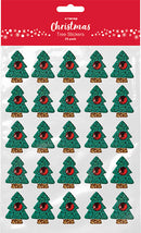 XMAS Tree Stickers, 25Pk