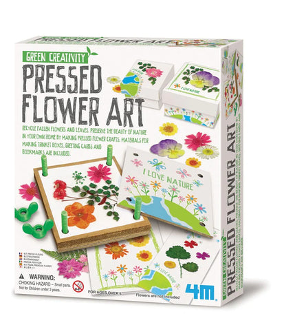 White Smoke 4M Green Science Pressed Flower Art Kids Activities
