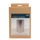 Rosy Brown Candle Metal Moulds, Pillar Candle, 10x14.5cm, 1pcs Modelling and Casting Supplies