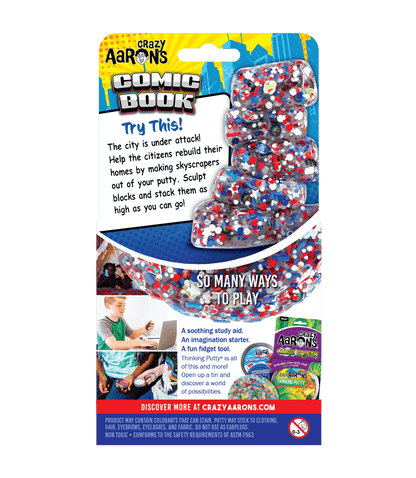 White Smoke Crazy Aron's Comic Book Trendsetters Squishy & Squeeze