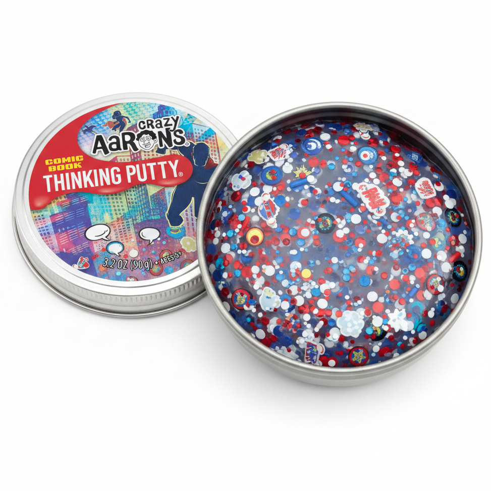 White Smoke Crazy Aron's Comic Book Trendsetters Squishy & Squeeze