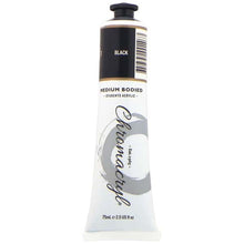 White Smoke Chromacryl Students Acrylic Paint, 75ml Black Acrylic Paints