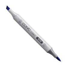 White Smoke Copic Ciao B39-Prussian Blue Drawing