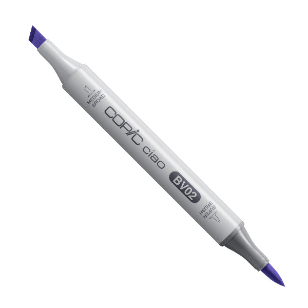 White Smoke Copic Ciao Dual Nib Alcohol Marker, BV02 Prune Pens and markers