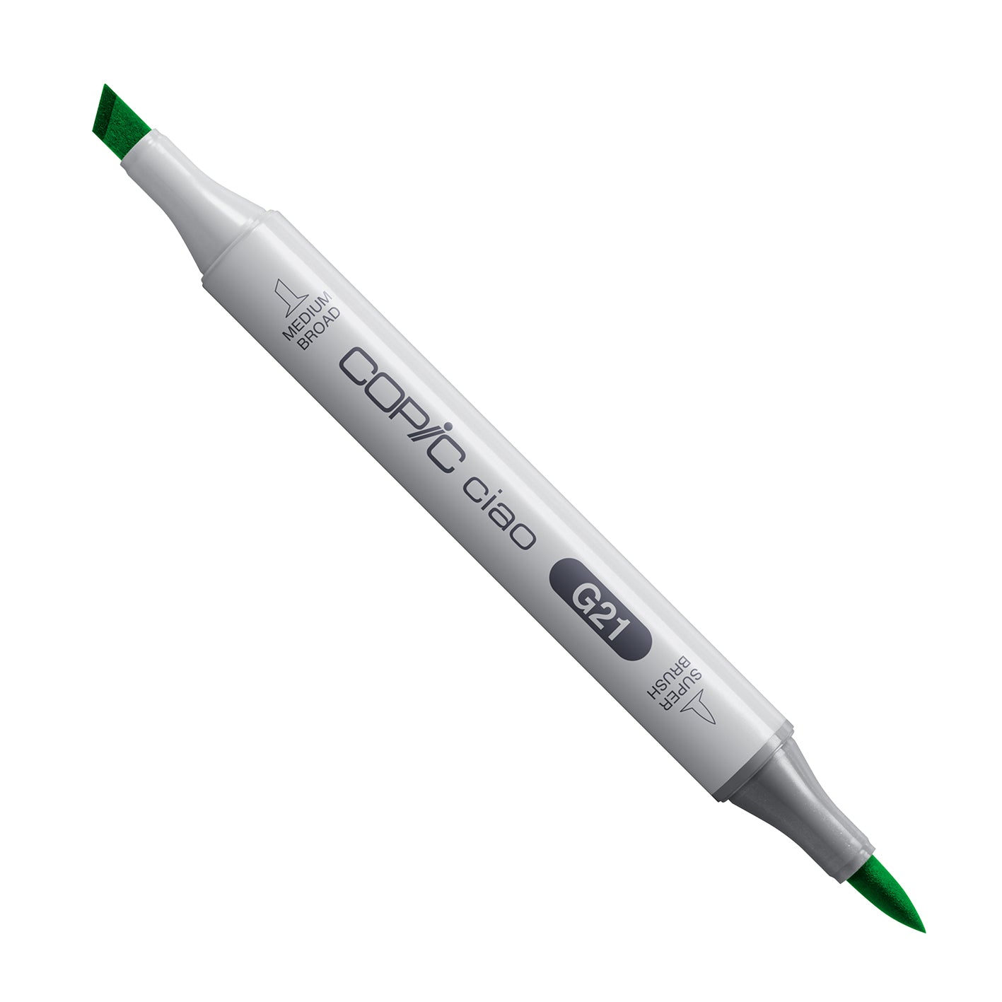 White Smoke Copic Ciao G21-Lime Green Drawing
