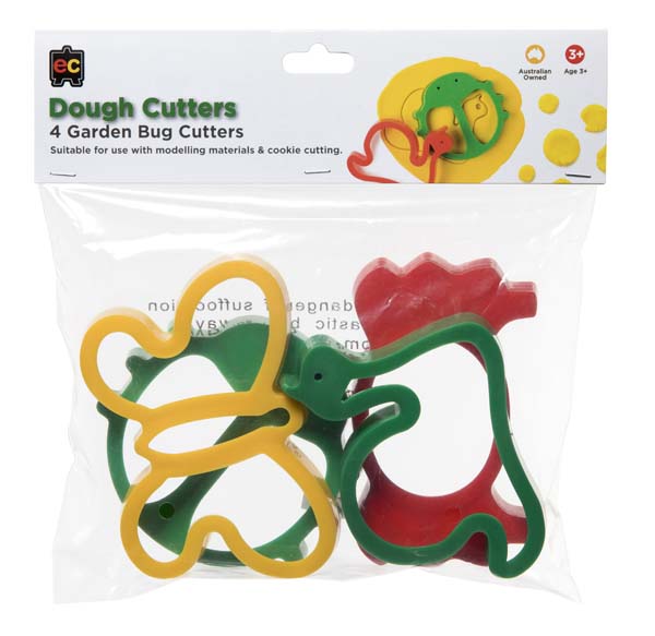 White Smoke EC Dough Giant Garden Bug Cutters,  Set 4 Kids Activities
