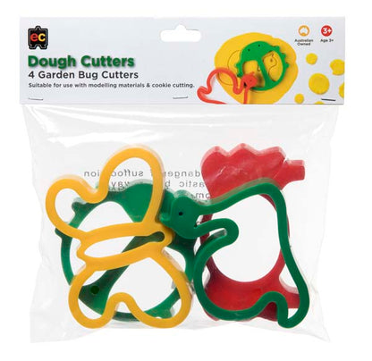 White Smoke EC Dough Giant Garden Bug Cutters,  Set 4 Kids Activities