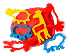White Smoke EC Dough Jungle Animal Cutters, Set 6 Kids Activities