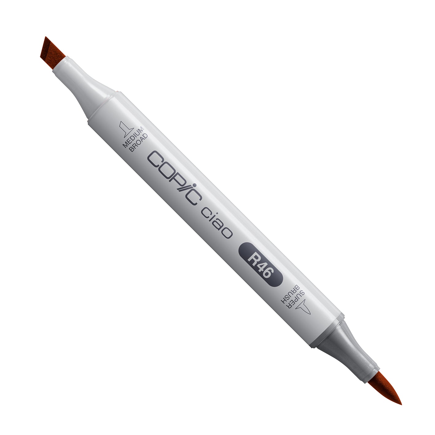 White Smoke Copic Ciao R46-Strong Red Drawing