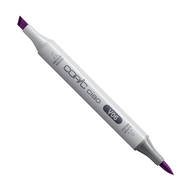 White Smoke Copic Ciao Dual Nib Alcohol Marker, V06 Lavender Pens and markers