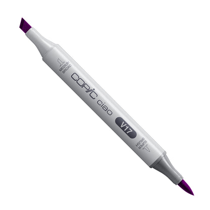 White Smoke Copic Ciao V17-Amethyst Drawing