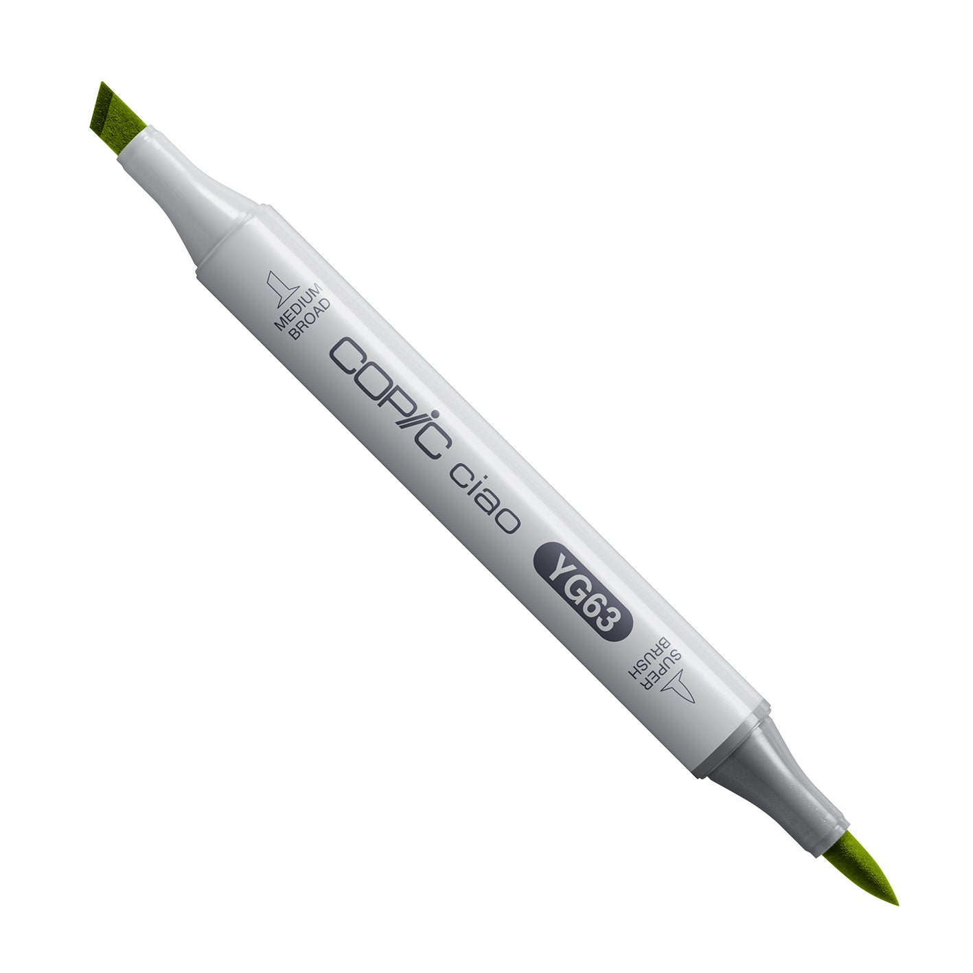 White Smoke Copic Ciao YG63-Pea Green Drawing