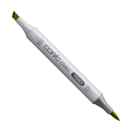 White Smoke Copic Ciao YG63-Pea Green Drawing