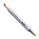 White Smoke Copic Ciao Dual Nib Alcohol Marker, YR07 Cadmium Orange Pens and markers