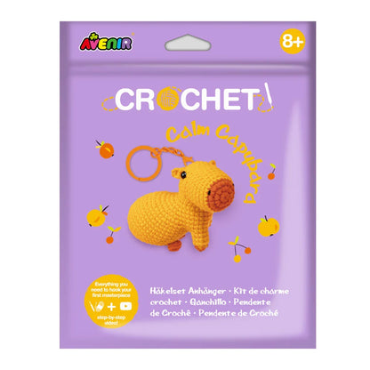 Plum Avenir Crochet Keychain Calm Capybara Craft Kits