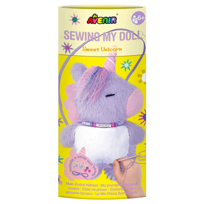 White Smoke Avenir Sewing My Doll Sweet Unicorn Craft Kits