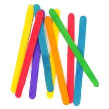 White Smoke Wood Craft Sticks Coloured Pkt 1000 Kids Craft Basics
