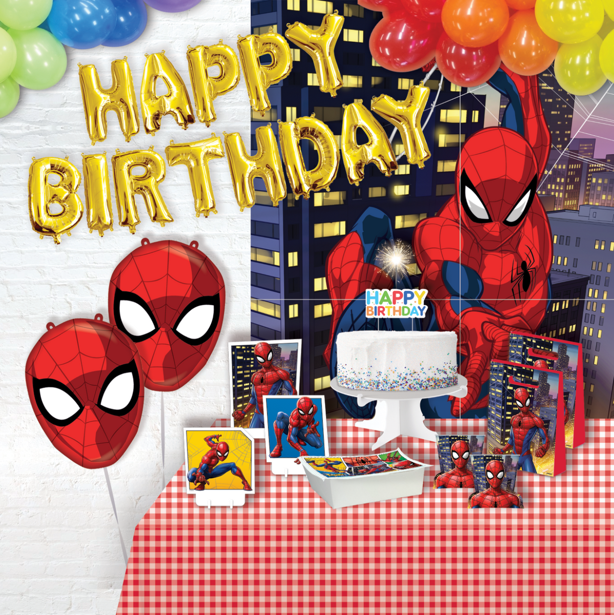 Lavender Marvel Spiderman Party Tableware Bundle for 8 Kids Custom Bundle