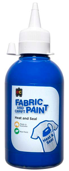 White Smoke EC Fabric Paint 250mL Dark Blue Kids Paints