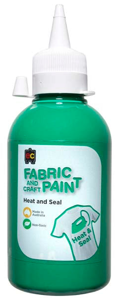 White Smoke EC Fabric Paint 250mL Forest Green Kids Paints