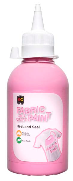 White Smoke EC Fabric Paint 250mL Pink Kids Paints