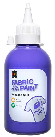White Smoke EC Fabric Paint 250mL Purple Kids Paints