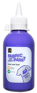 White Smoke EC Fabric Paint 250mL Purple Kids Paints