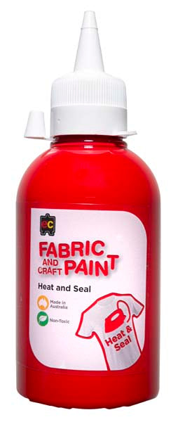 White Smoke EC Fabric Paint 250mL Red Kids Paints