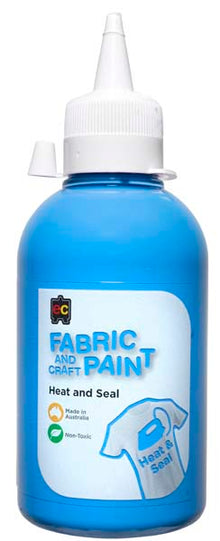 White Smoke EC Fabric Paint 250mL Sky Blue Kids Paints