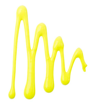 White Smoke EC Fabric Paint 250mL Fluorescent Yellow Kids Paints