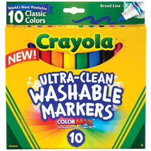 Gold Crayola Ultra-Clean Washable Markers Classic Colors - 10 Pack Markers