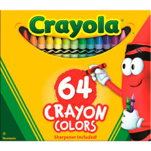 Gold Crayola Crayon Box - 64 Pack Crayons