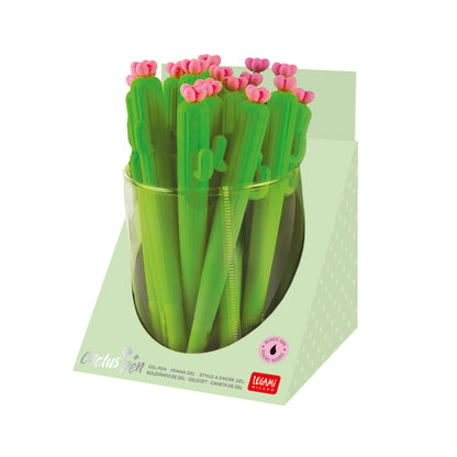 White Smoke Legami Cactus Gel Pen Fashion Stationery
