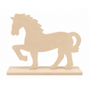 Tim & Tess Wooden Horse on Stand