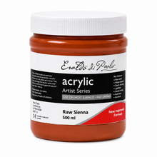 Lavender Eraldo di Paolo Acrylic Paint,  Raw Sienna, 500ml Acrylic Paints