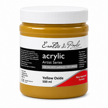 White Smoke Eraldo di Paolo Acrylic Paint, Yellow Oxide, 500ml Acrylic Paints