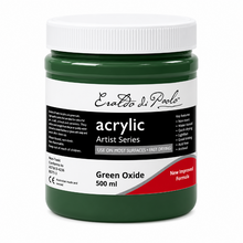 White Smoke Eraldo di Paolo Acrylic Paint, Green Oxide, 500ml Acrylic Paints