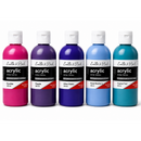 White Smoke Eraldo di Paolo Acrylic Paint, Purple Colours Collection 5x250ml Custom Bundle