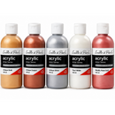 White Smoke Eraldo di Paolo Acrylic Paint, Metallic Colours Collection 5x250ml Custom Bundle