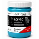 White Smoke Eraldo di Paolo Acrylic Paint, Blue Lagoon, 500ml Acrylic Paints