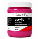 White Smoke Eraldo di Paolo Acrylic Paint, Fuschia, 500mL Acrylic Paints