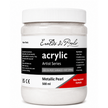White Smoke Eraldo di Paolo Acrylic Paint,  Metallic Pearl, 500ml Acrylic Paints